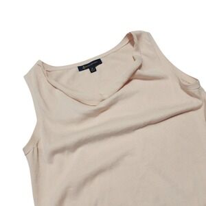 Brooks Brothers Sleeveless‎ Knit Top Cowl Neck Casual Blouse Medium